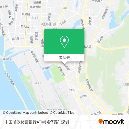 中国邮政储蓄银行ATM(裕华路)地图