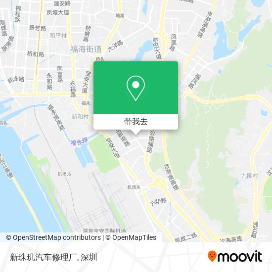 新珠玑汽车修理厂地图