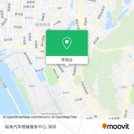 福海汽车维修服务中心地图