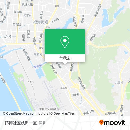 怀德社区咸田一区地图