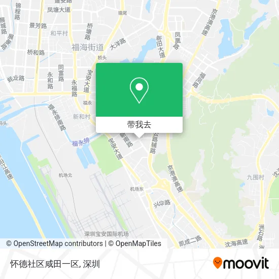 怀德社区咸田一区地图