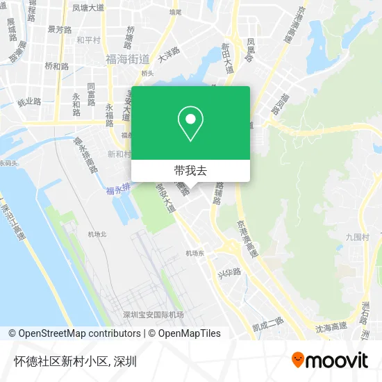 怀德社区新村小区地图