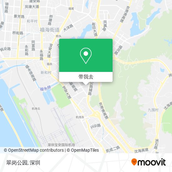 翠岗公园地图