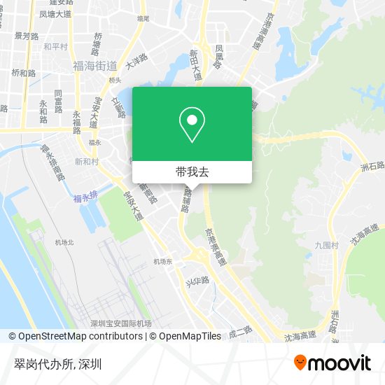 翠岗代办所地图