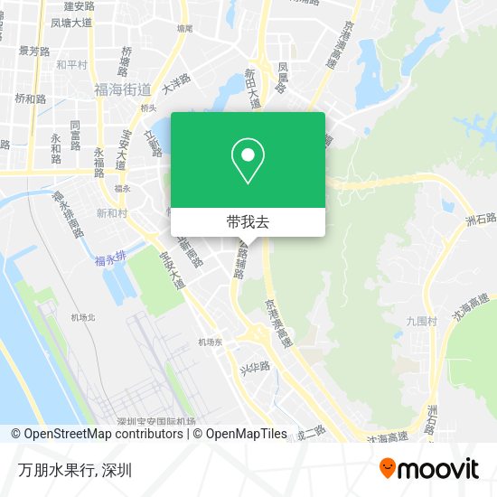 万朋水果行地图