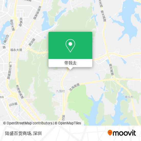 陆盛百货商场地图