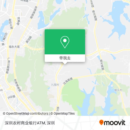 深圳农村商业银行ATM地图