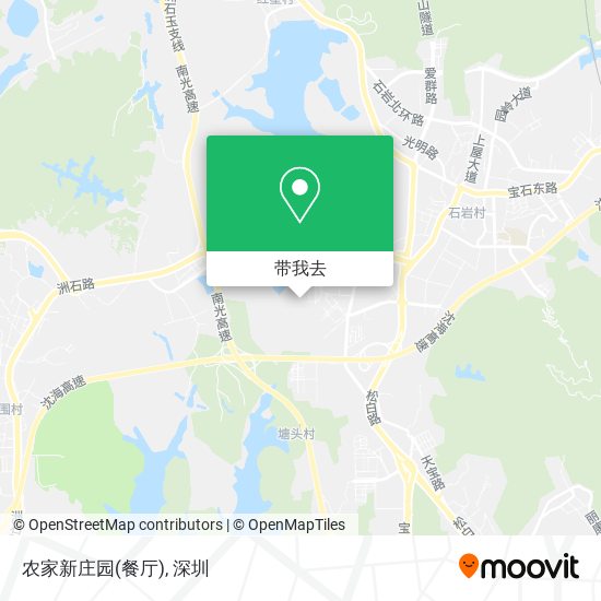 农家新庄园(餐厅)地图
