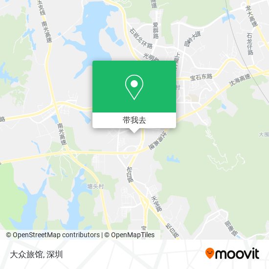 大众旅馆地图