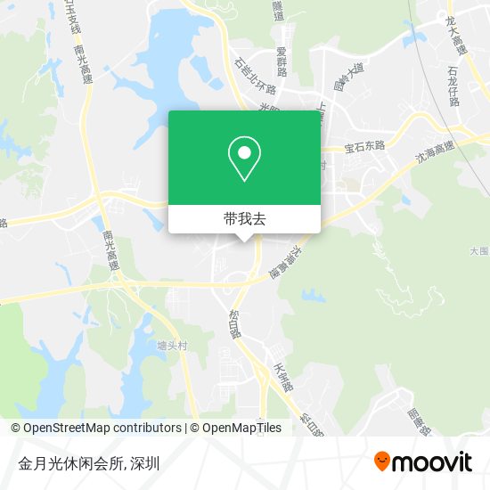 金月光休闲会所地图