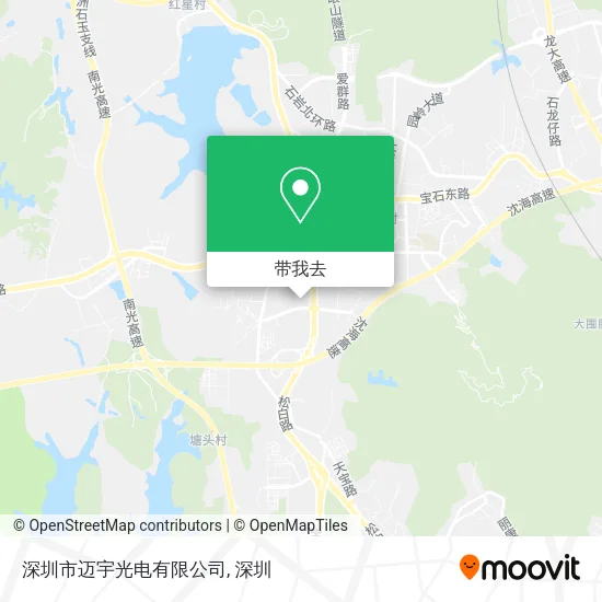 深圳市迈宇光电有限公司地图