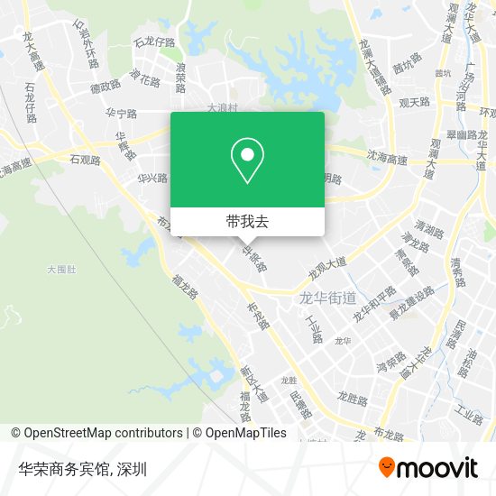 华荣商务宾馆地图