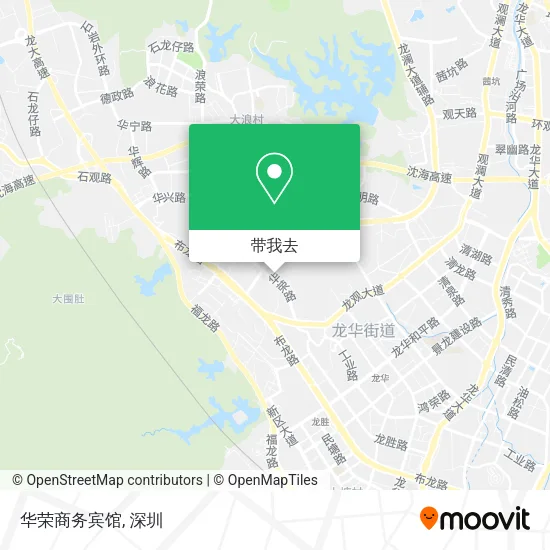 华荣商务宾馆地图