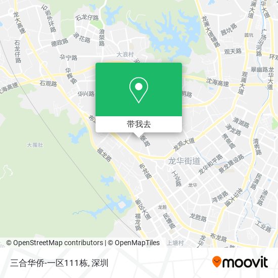 三合华侨-一区111栋地图