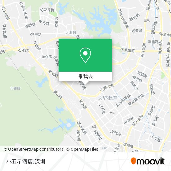 小五星酒店地图