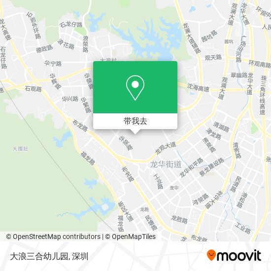 大浪三合幼儿园地图