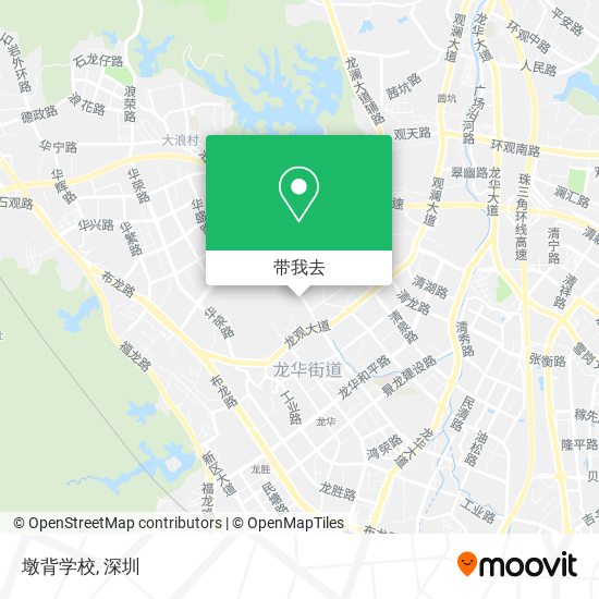 墩背学校地图