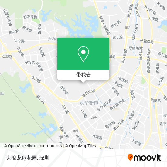 大浪龙翔花园地图