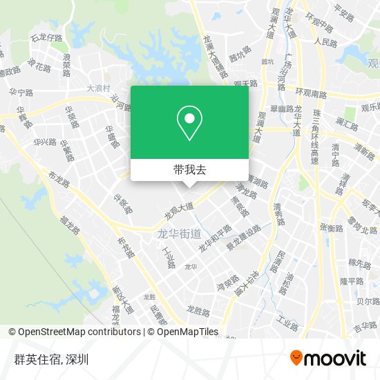 群英住宿地图
