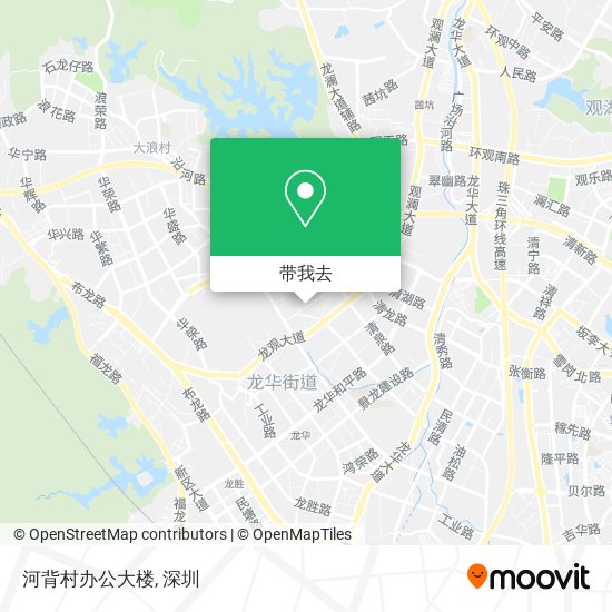 河背村办公大楼地图