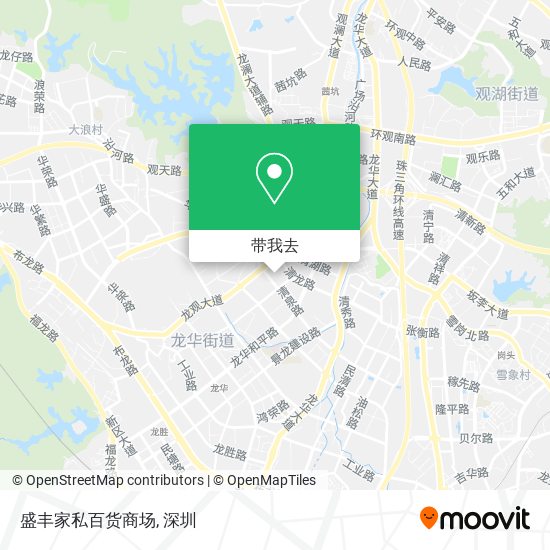 盛丰家私百货商场地图