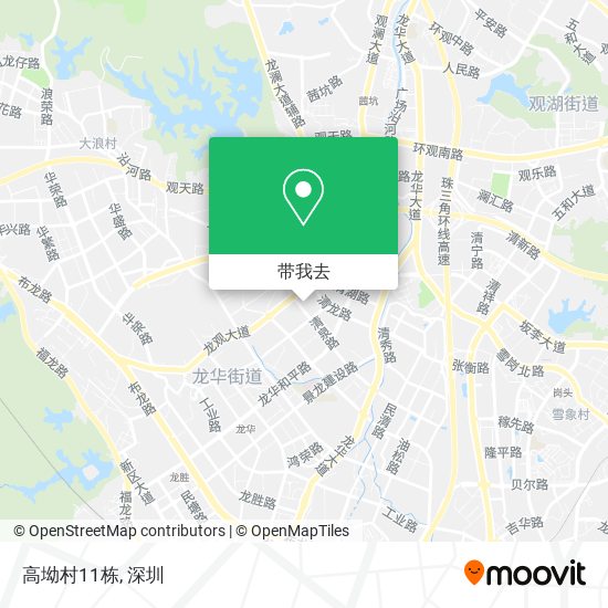 高坳村11栋地图