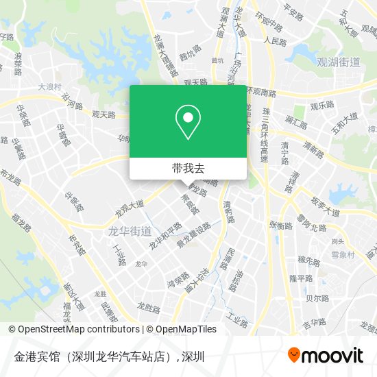 金港宾馆（深圳龙华汽车站店）地图