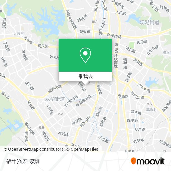 鲜生渔府地图