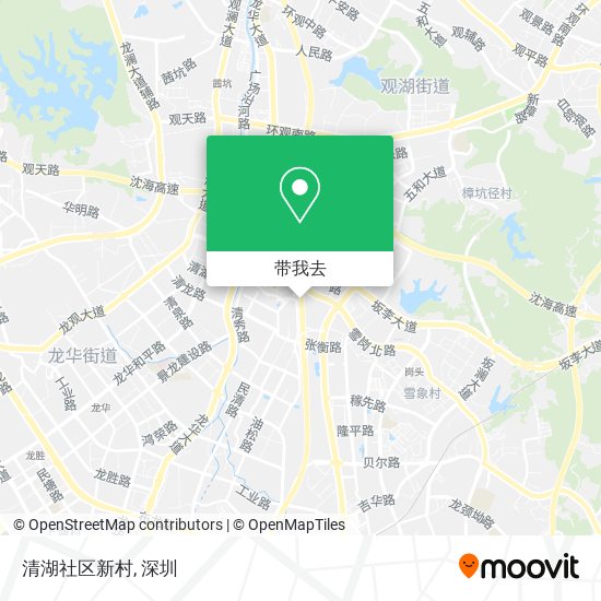 清湖社区新村地图