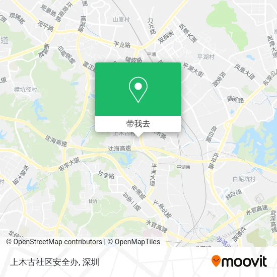 上木古社区安全办地图