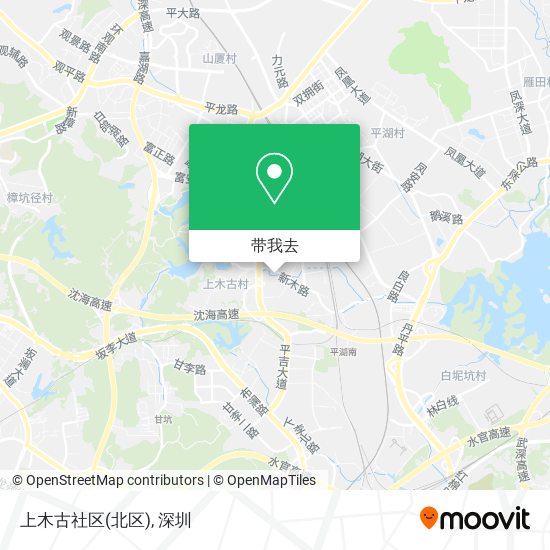 上木古社区(北区)地图