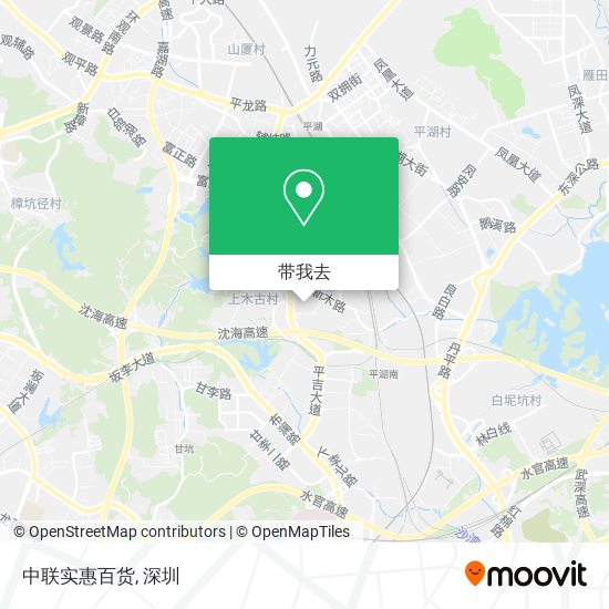 中联实惠百货地图
