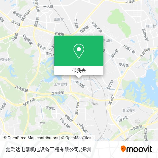 鑫勤达电器机电设备工程有限公司地图