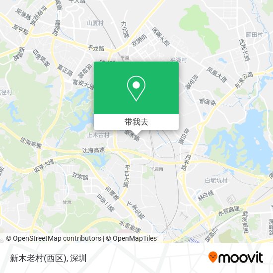 新木老村(西区)地图