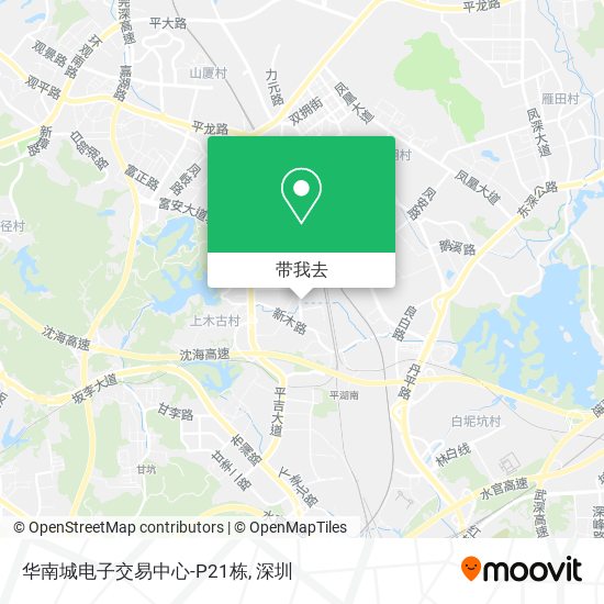 华南城电子交易中心-P21栋地图
