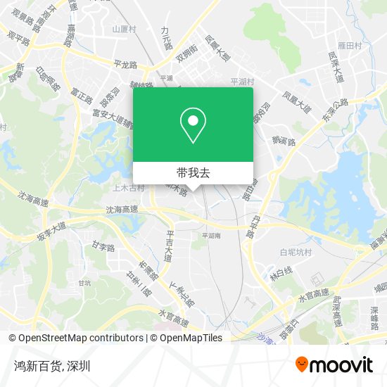 鸿新百货地图