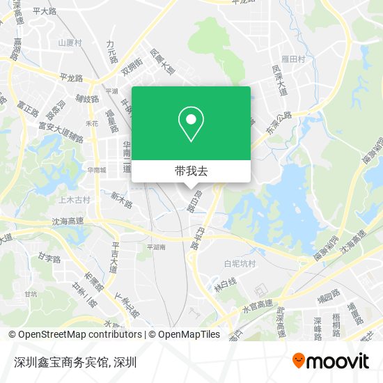 深圳鑫宝商务宾馆地图