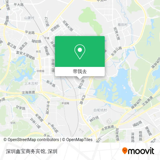 深圳鑫宝商务宾馆地图