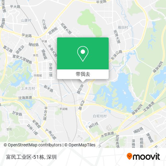 富民工业区-51栋地图