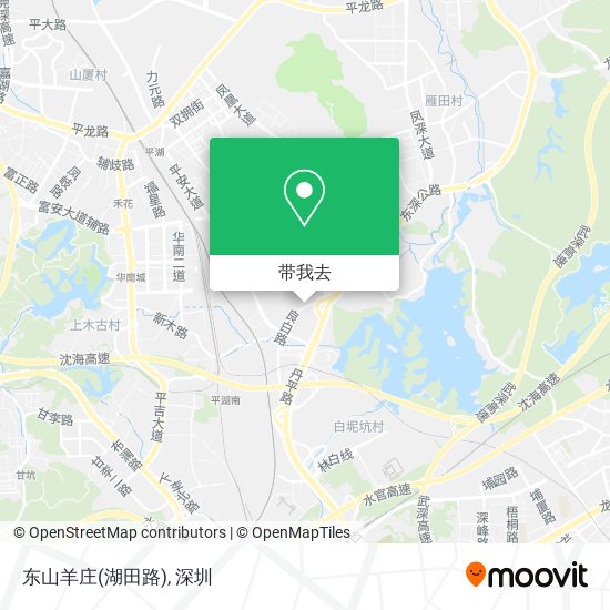 东山羊庄(湖田路)地图