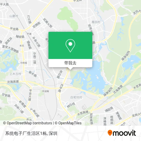 系统电子厂生活区1栋地图