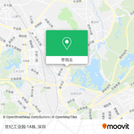 世纪工业园-18栋地图