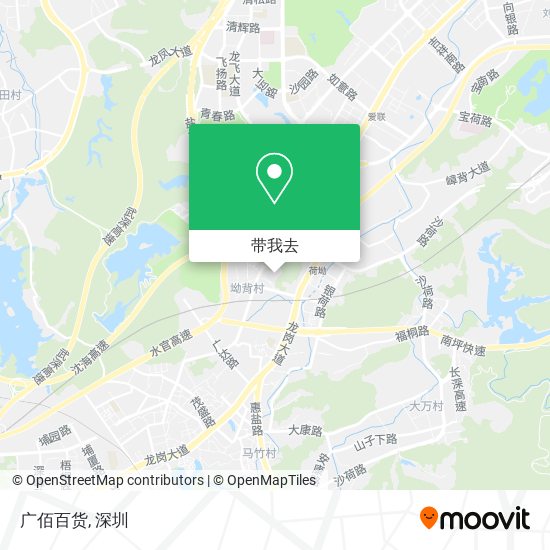 广佰百货地图