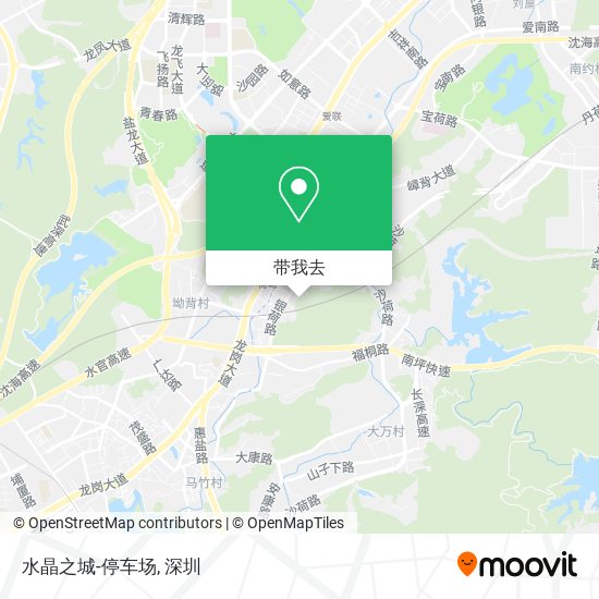 水晶之城-停车场地图