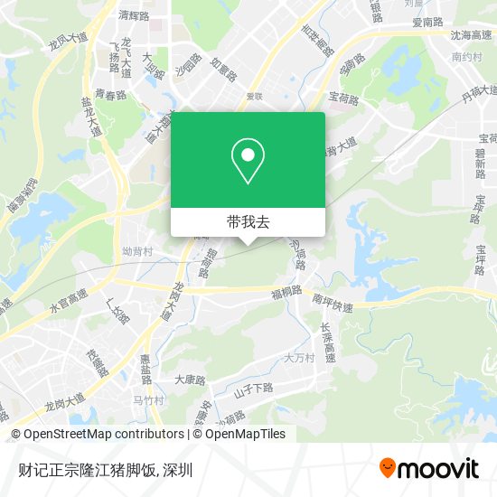财记正宗隆江猪脚饭地图
