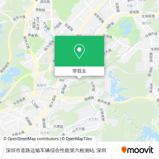深圳市道路运输车辆综合性能第六检测站地图