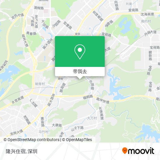 隆兴住宿地图