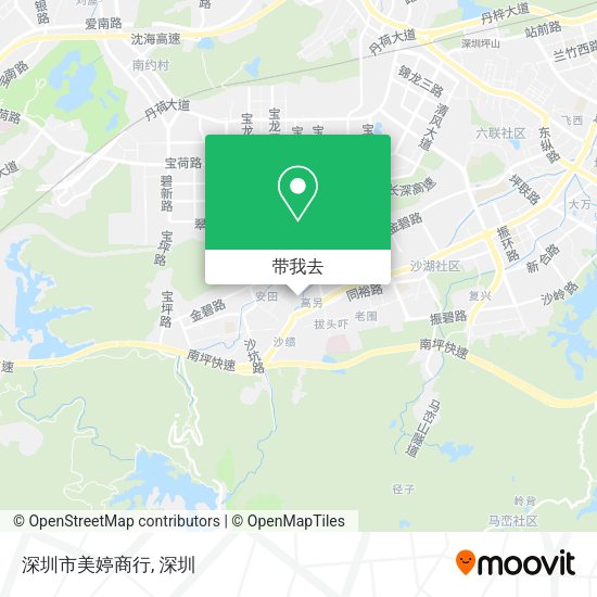 深圳市美婷商行地图