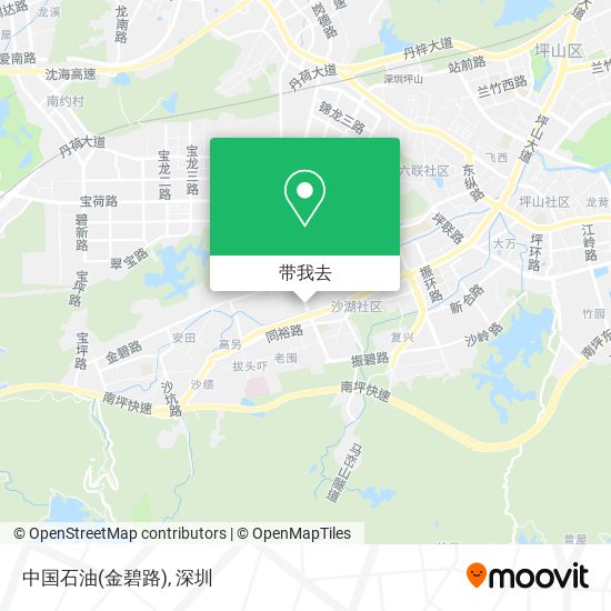 中国石油(金碧路)地图
