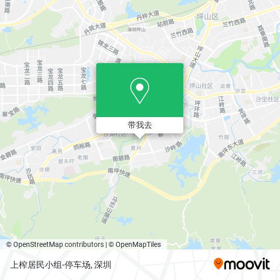 上榨居民小组-停车场地图